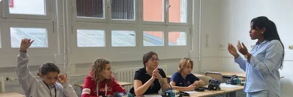 Atelier d'orientation animé par Jexplore en classe de 5e