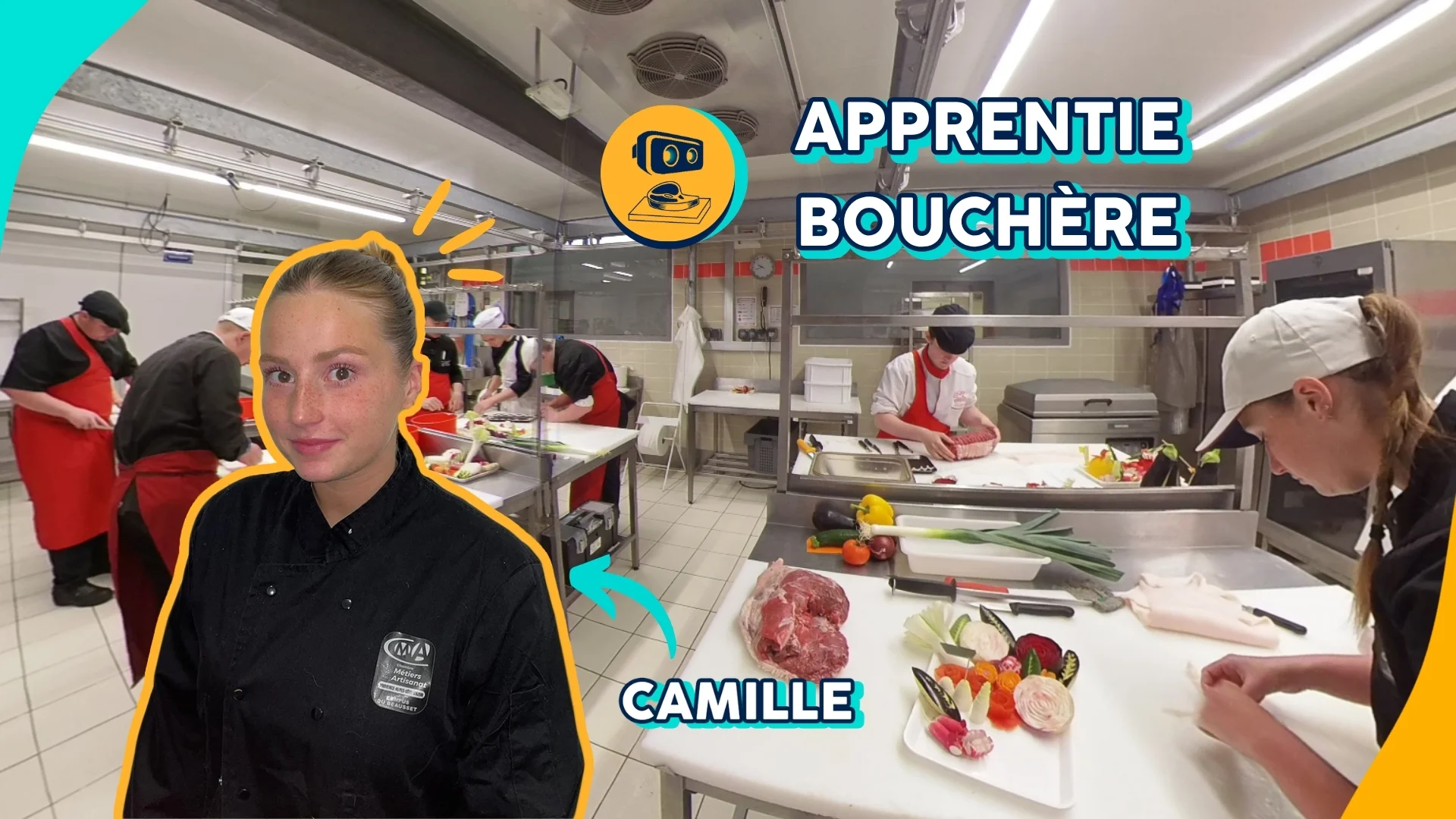 Apprentie bouchère
