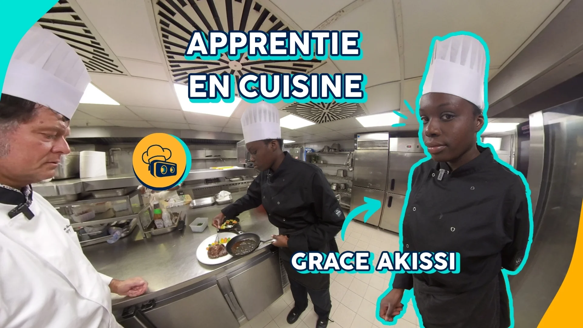 Apprentie en cuisine