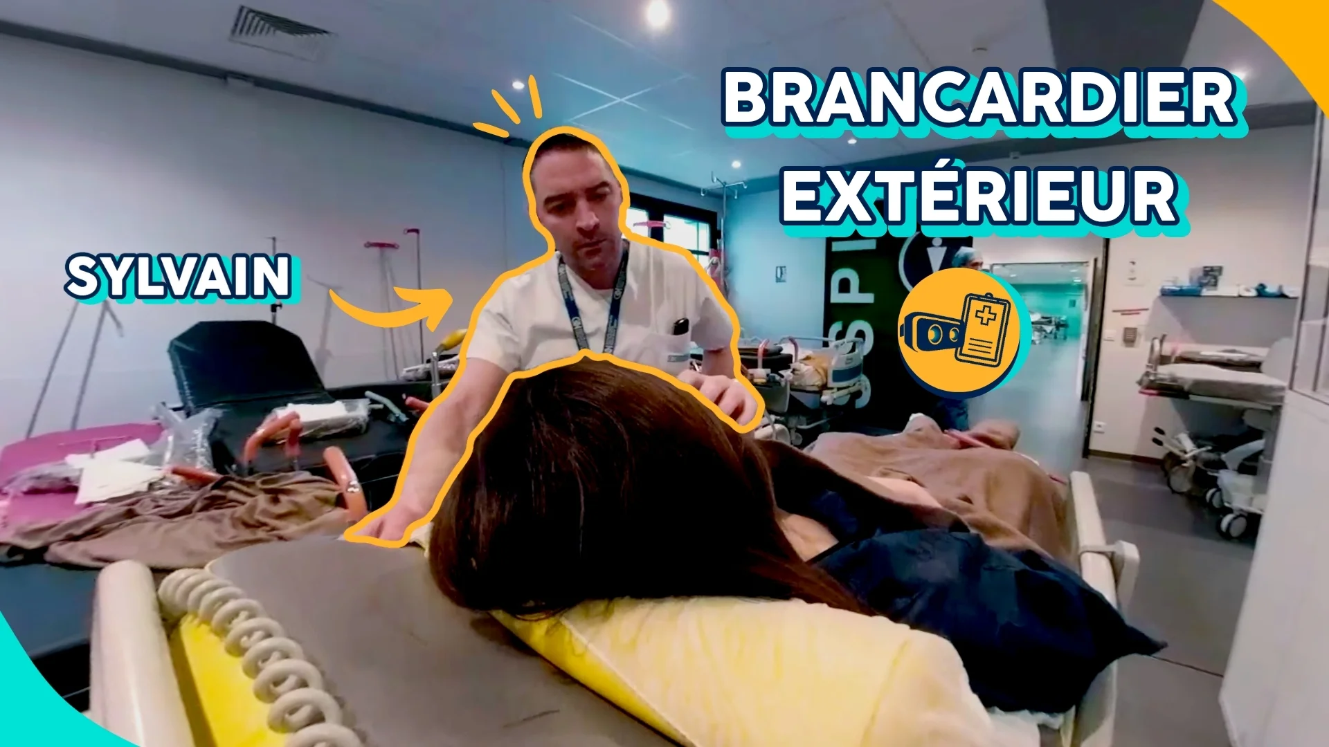 Brancardier extérieur