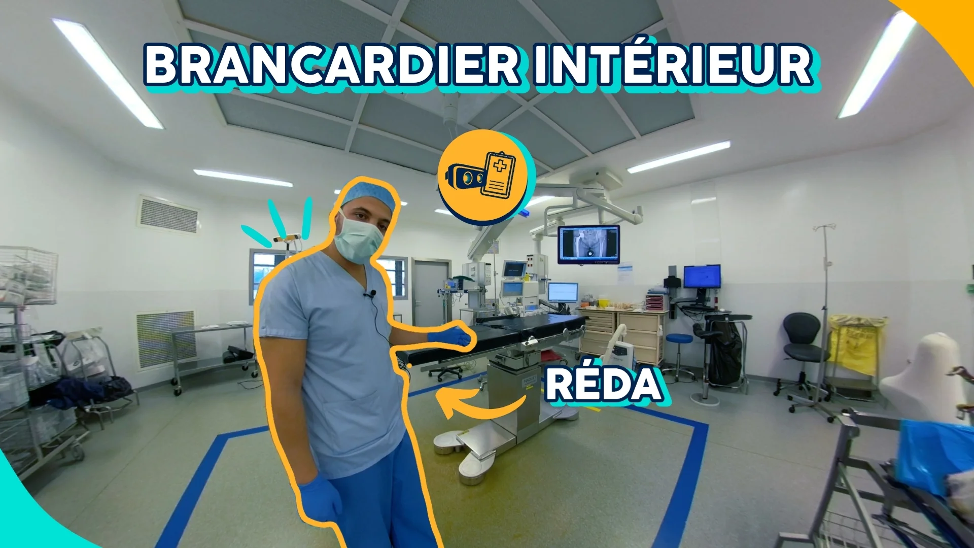 Brancardier intérieur