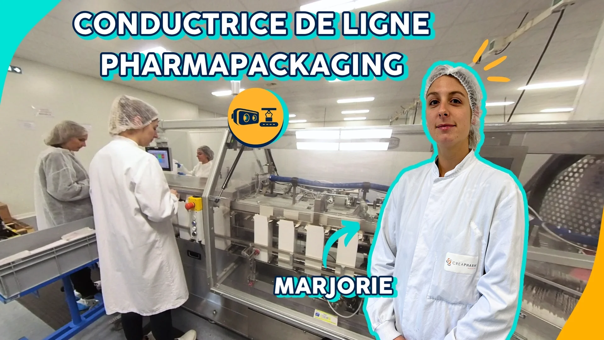Conductrice de ligne pharma packaging