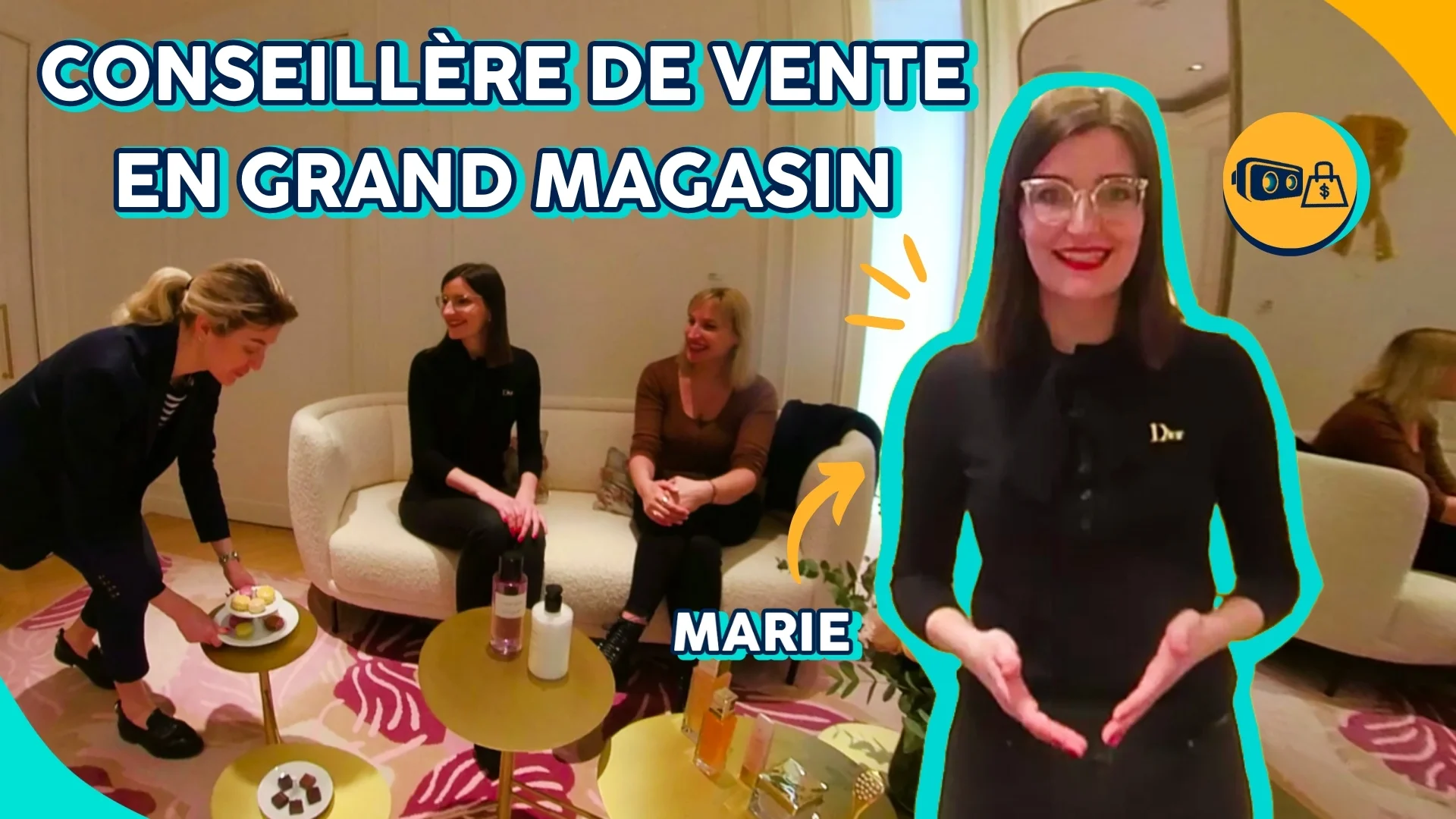 Conseillère de vente en grand magasin