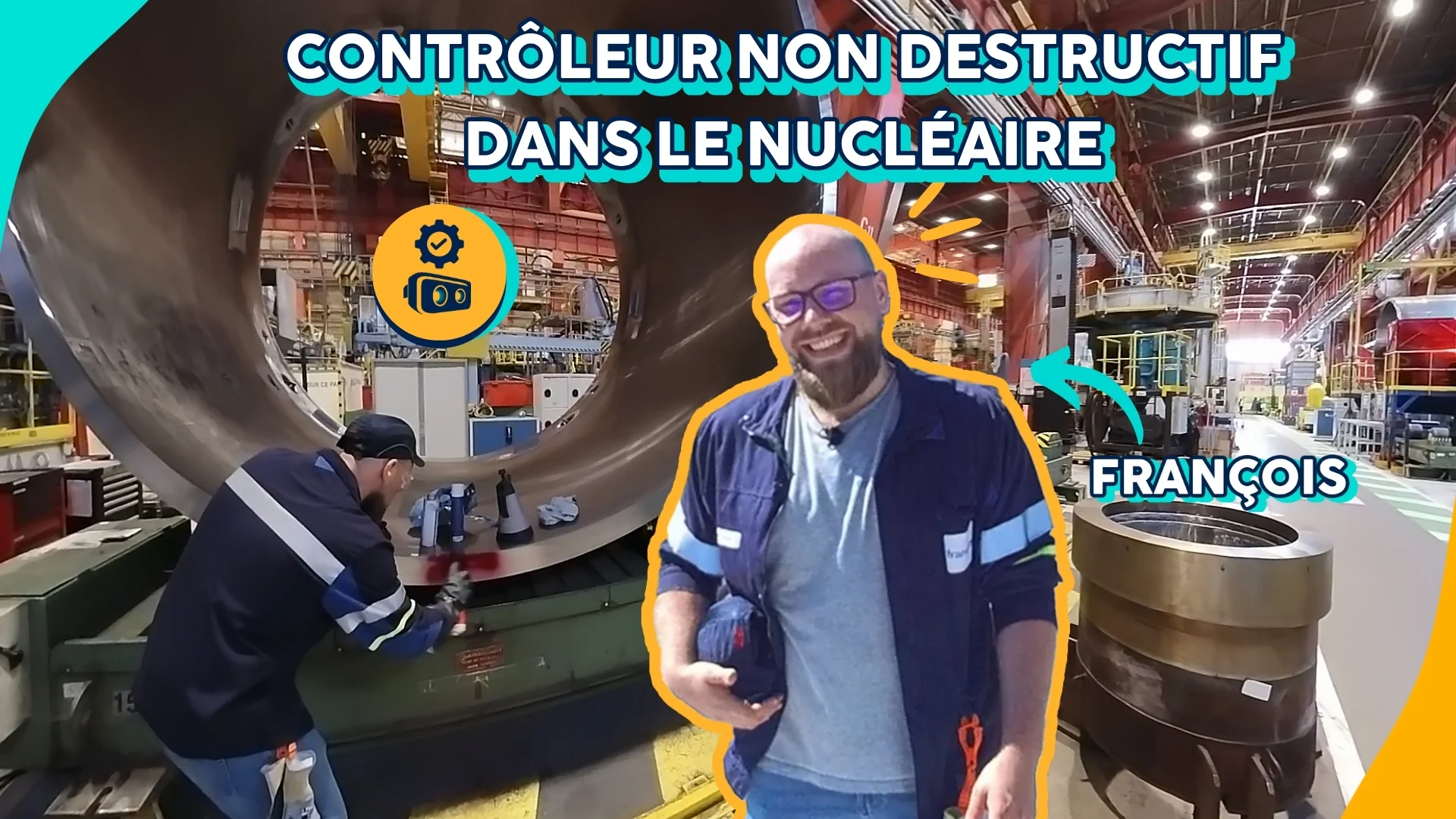 Contrôleur non destructif dans le nucléaire