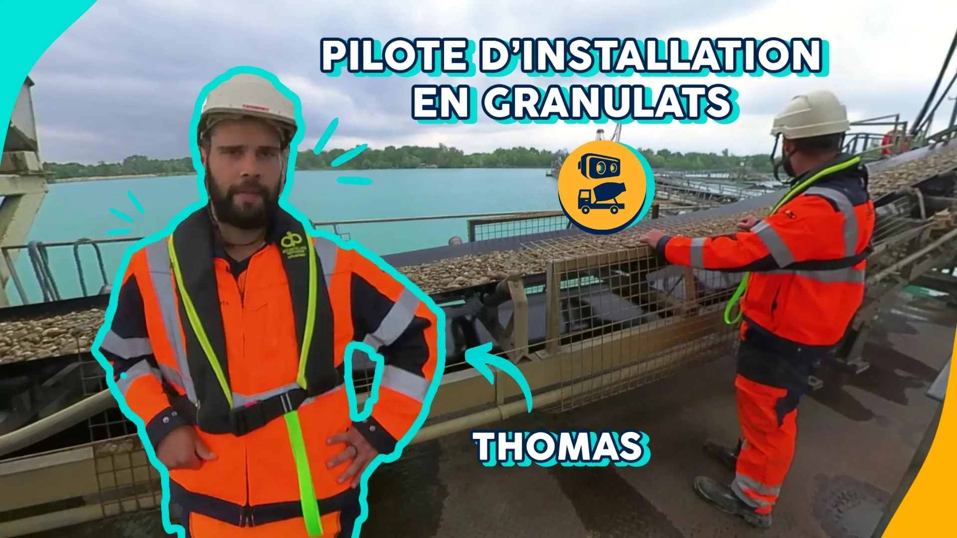 Pilote d'installation en granulats
