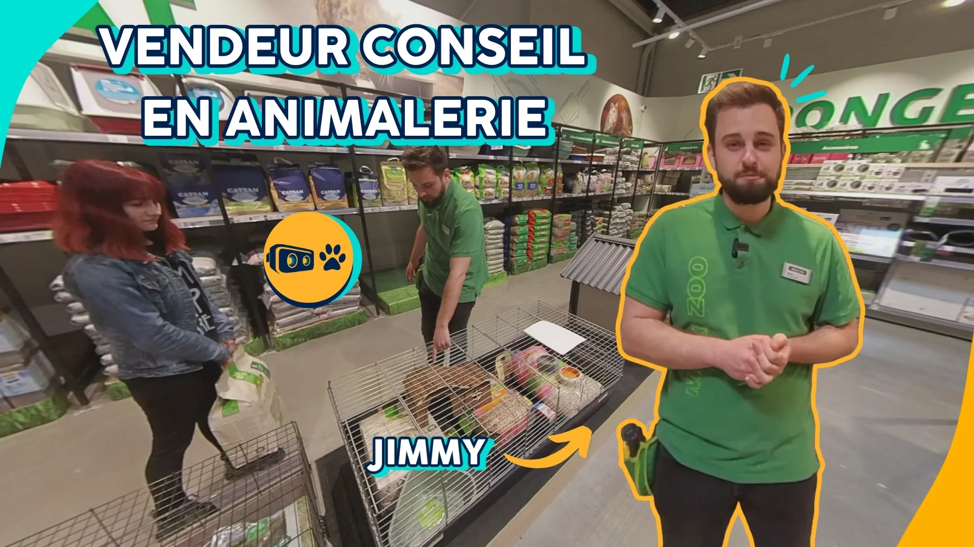 Vendeur conseil en animalerie