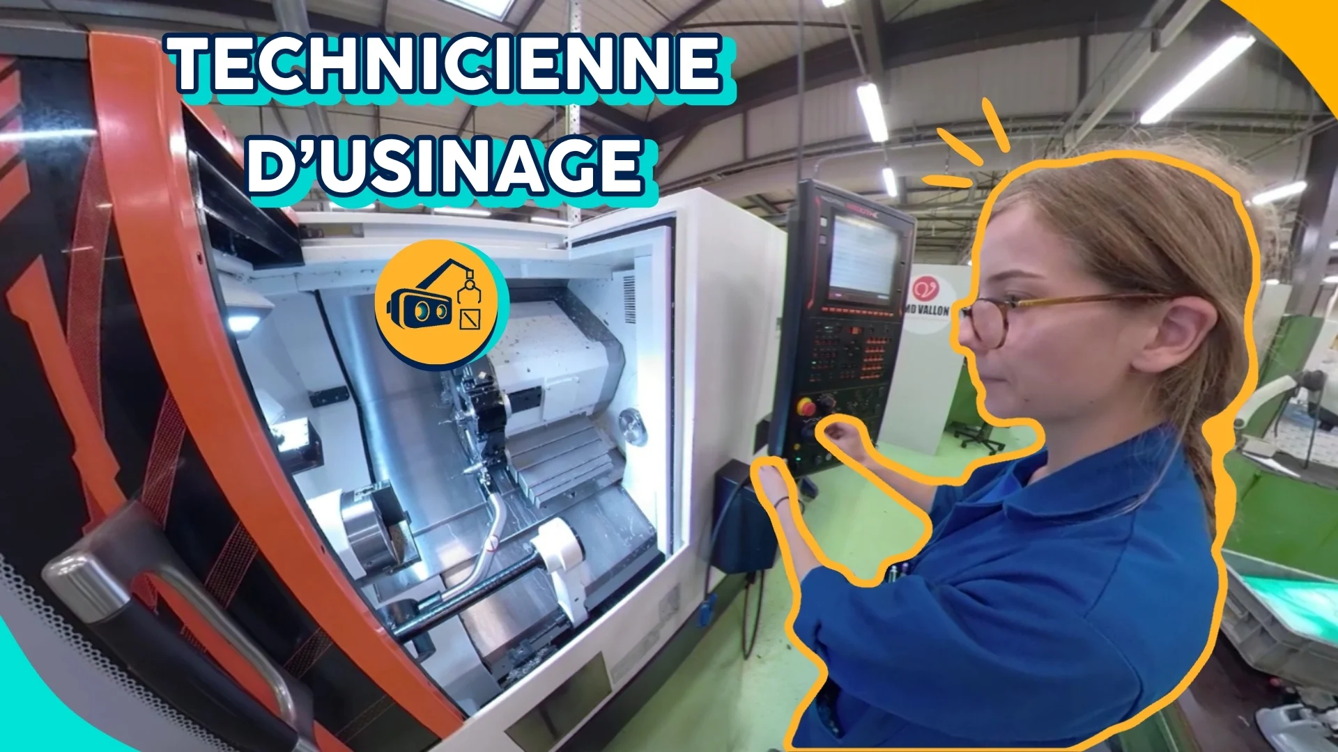 Technicienne d'usinage
